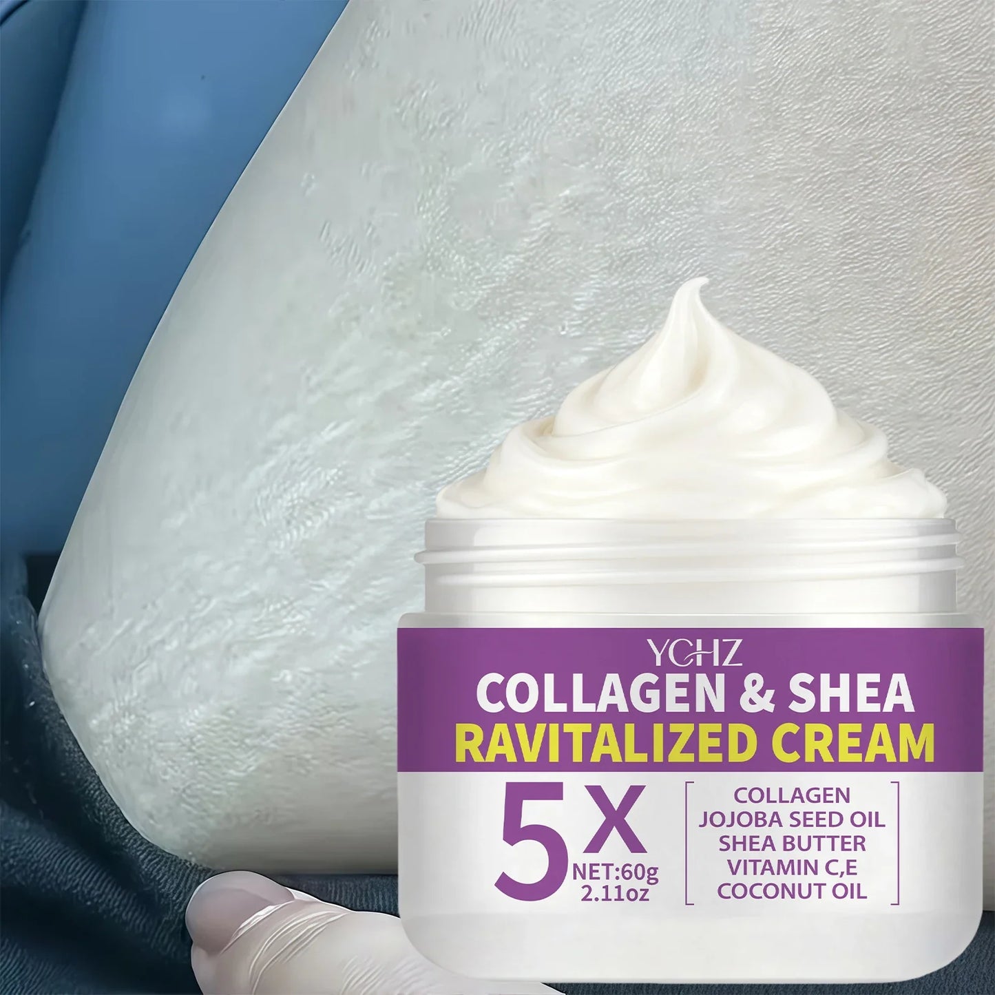 Collagen Firming Cream | Jojoba Oil, Vitamin C & E, Coconut Oil