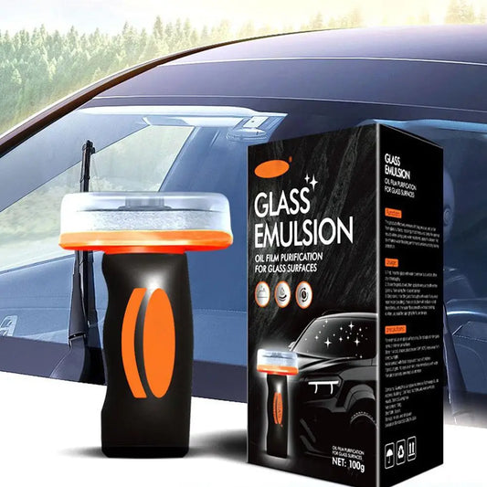 1 Set Heavy Duty Car Glass Oil Film Cleaner Paste Powerful Windshield Rearview Mirror Stain Remover Peaceful Pleasures Health and Wellness