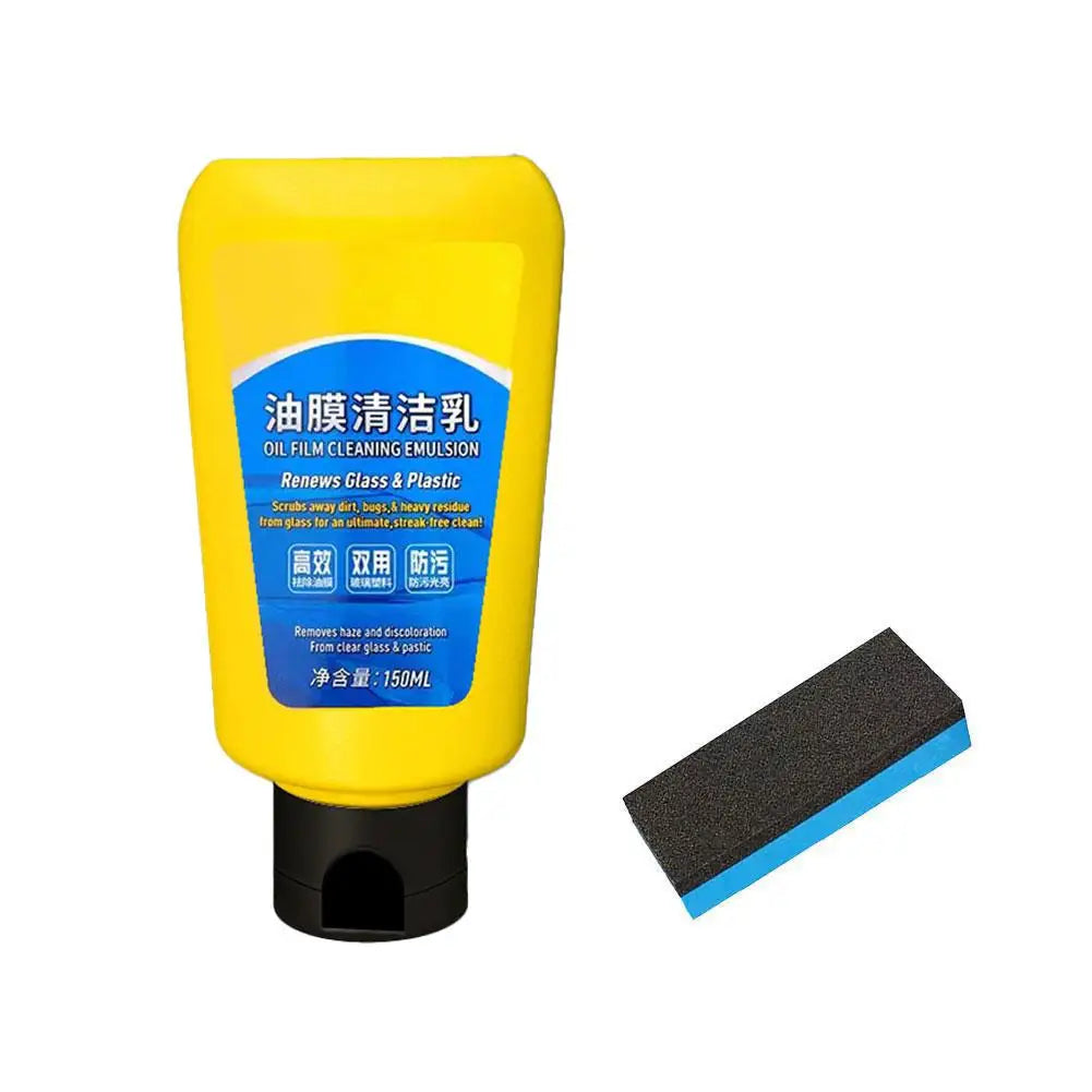 Car glass oil film remover Glass polishing Composite windshield wiper Car glass polishing Clear Windows Car beauty Peaceful Pleasures Health and Wellness 1pcs