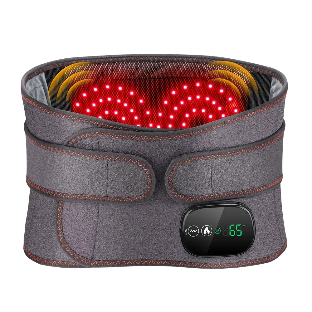 Electric Waist Massager Belt – Heat, Red Light & Vibration