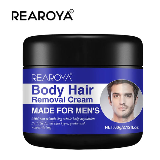 LGRAMER Men's Painless Hair Removal Cream | Body & Armpit Hair Removal Cream Peaceful Pleasures Health and Wellness