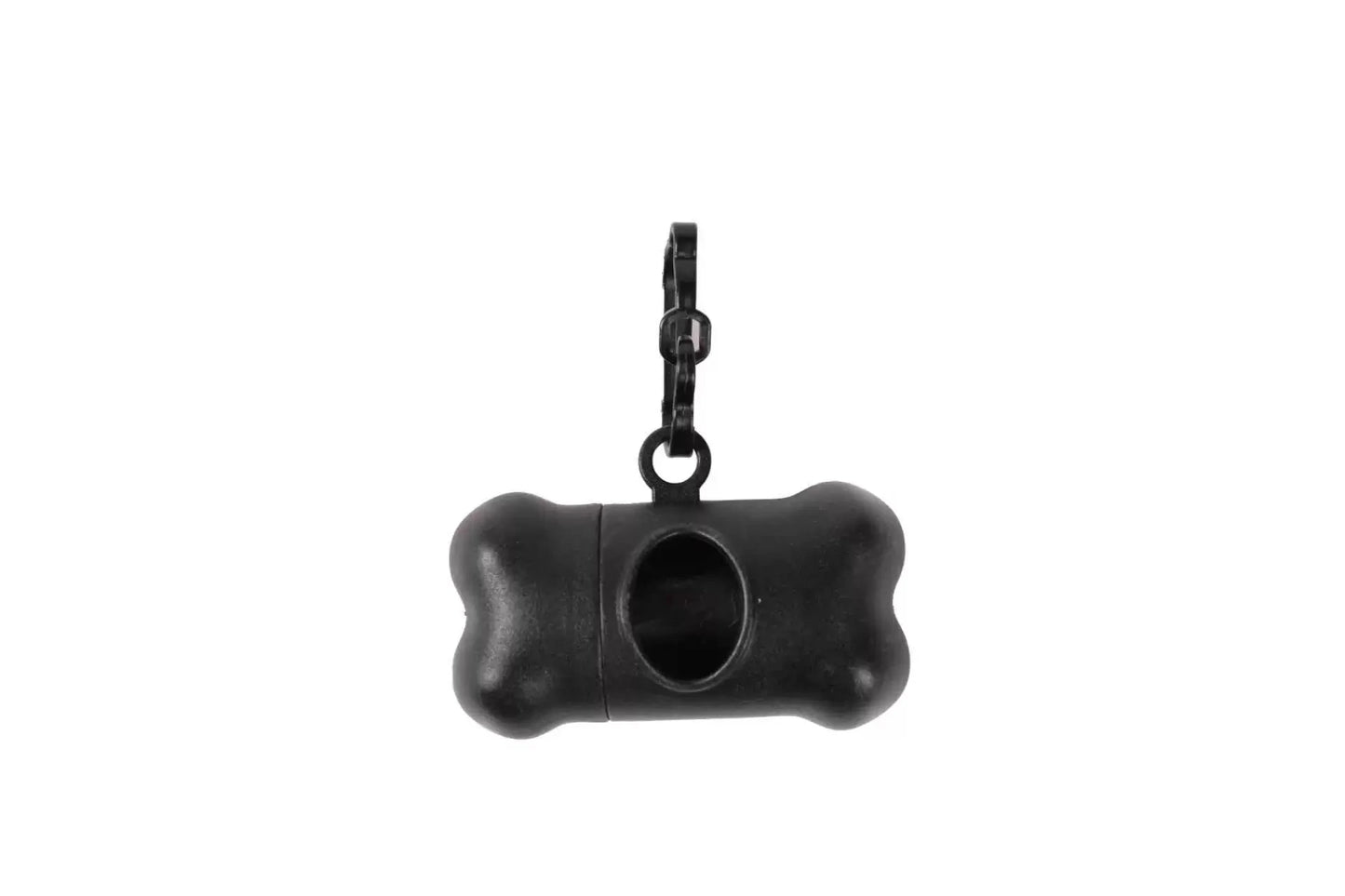 Bone-Shaped Dog Poop Bag Dispenser with Leash Clip