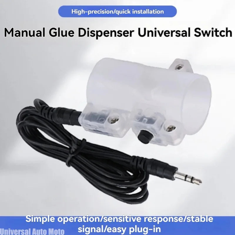 Pneumatic Glue Dispenser Manual Control Switch & Syringe Tool