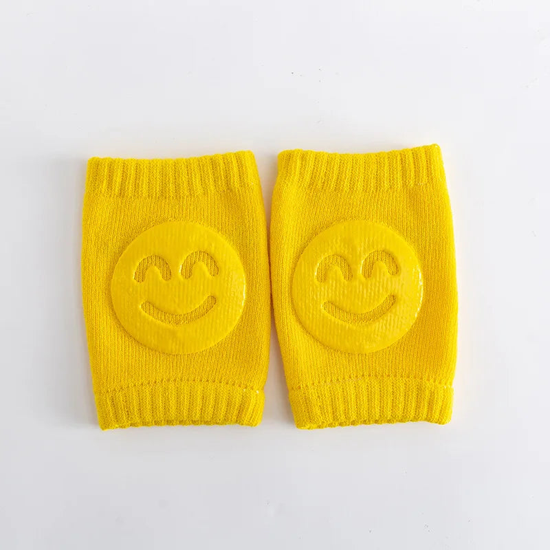 Baby Accessories Knee Pads Leg Warmer Gaiter Smile Girl Boy Kids Crawling Elbow Kneepad Slips Toddlers Infant Legging Elbow Peaceful Pleasures Health and Wellness yellow