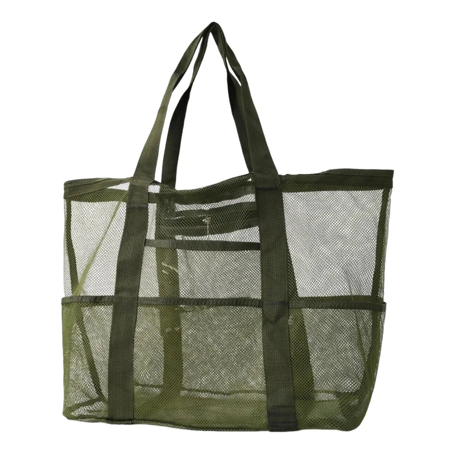 Mesh Beach Tote Bag | Large Multi-Pocket Pool & Travel Bag