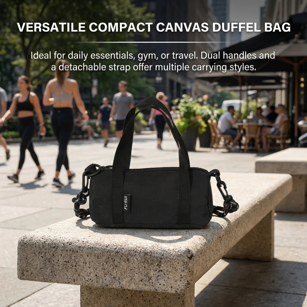 Nylon Handheld Crossbody Bag Unisex Compact And Versatile For Daily Use Peaceful Pleasures Health and Wellness