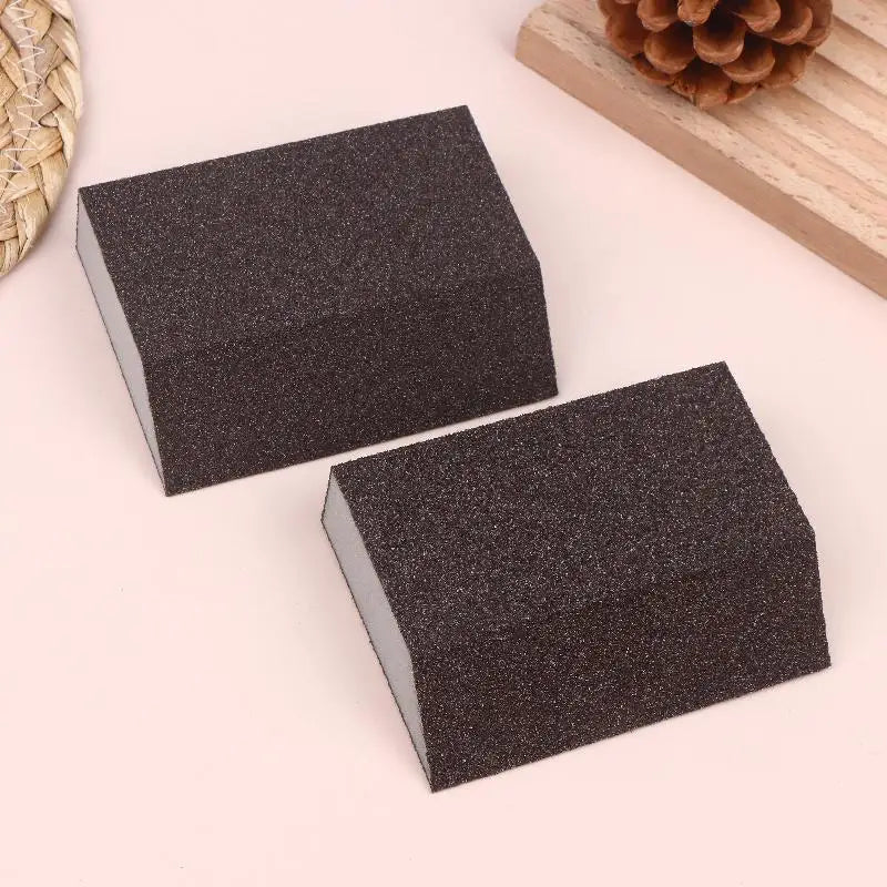 5Pcs/pack Single Sandpaper Sponge Set 60/80/100/120/180/220/240 Grit Sanding Block Combination, Washable Reusable Peaceful Pleasures Health and Wellness