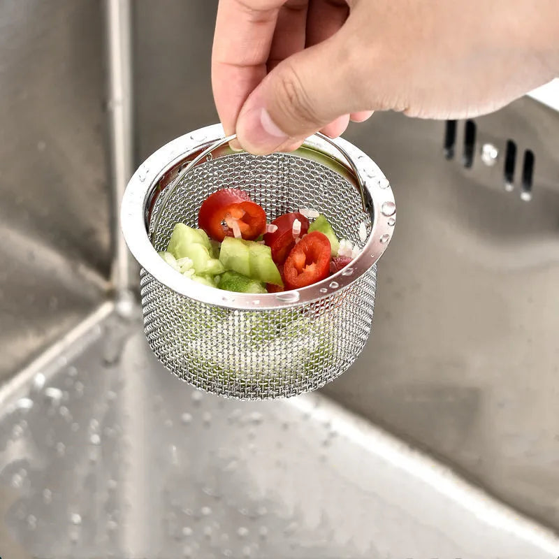Stainless Steel Shower Drain Hair Catcher & Sink Strainer