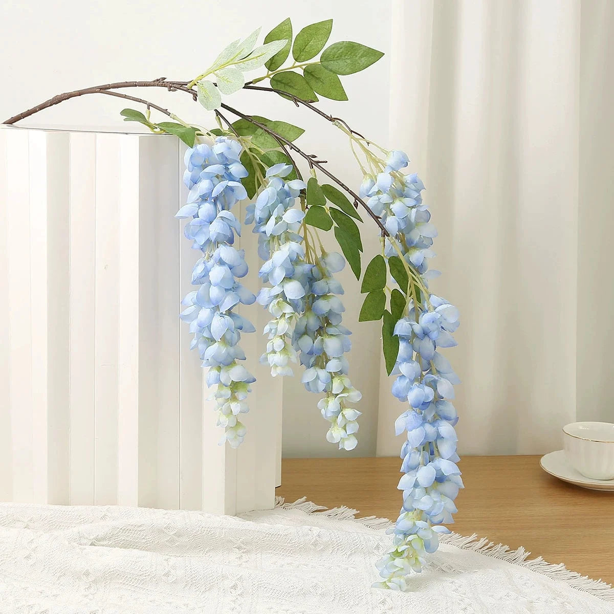 120cm Artificial Wisteria Garland Silk Hanging Vine Wedding