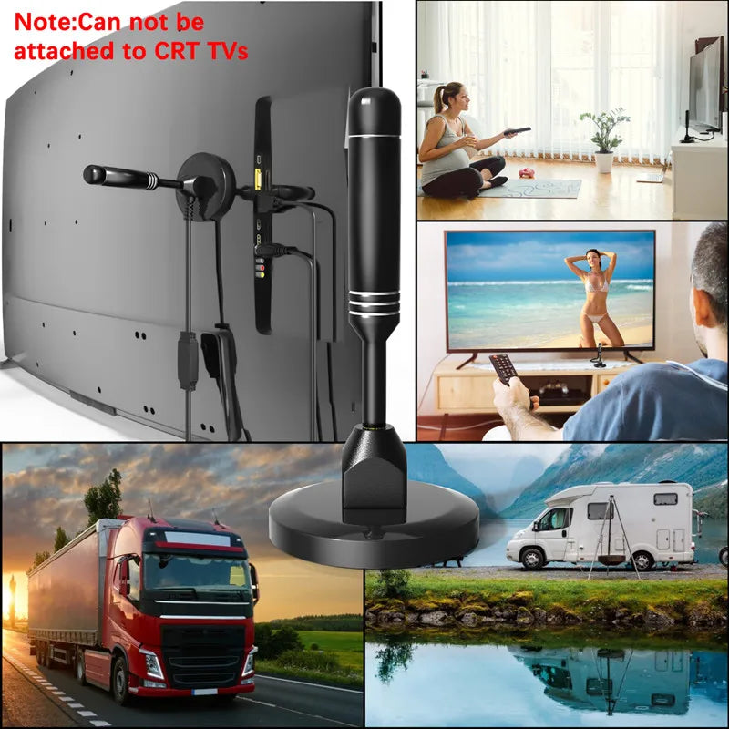 Indoor HDTV DVB-T Digital TV Antenna – Dual Amplifier
