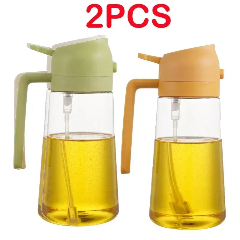 500ml Oil Spray Bottle for Kitchen, Air Fryer, BBQ & Camping