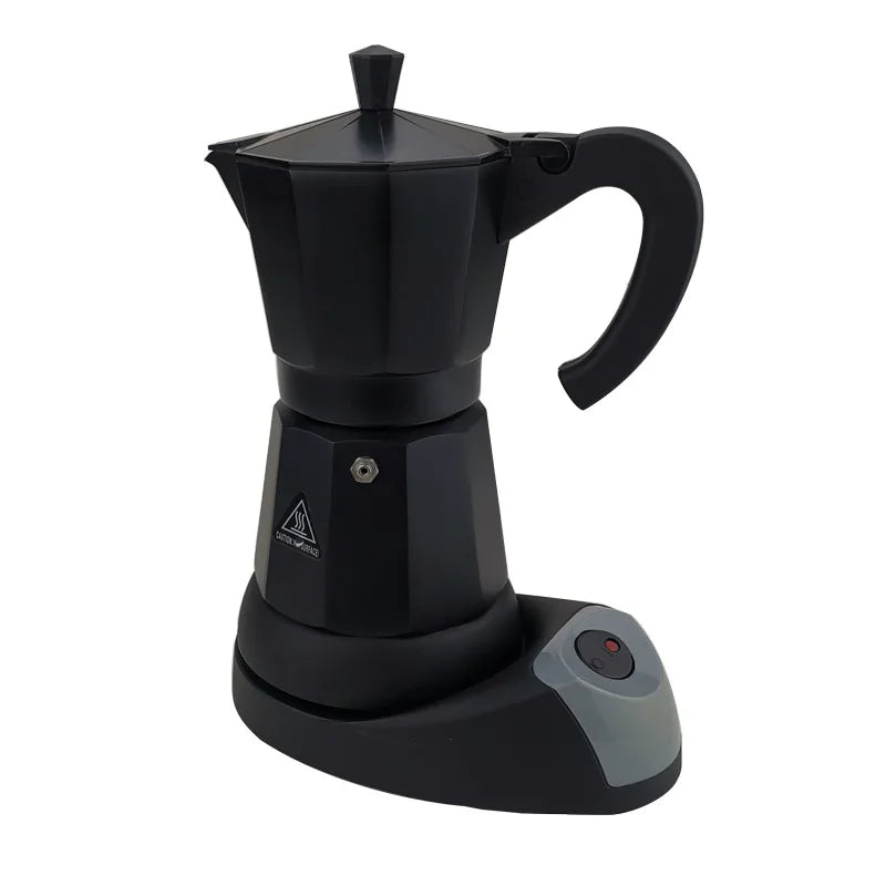 Italian All-Aluminum Electric Moka Espresso Pot 220V EU Plug