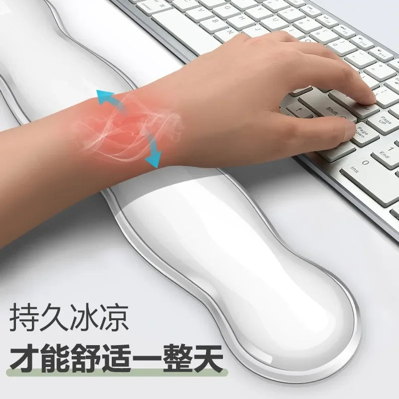 Mouse Pad with Wrist Rest & Keyboard Rest | Anti-Slip Silicone