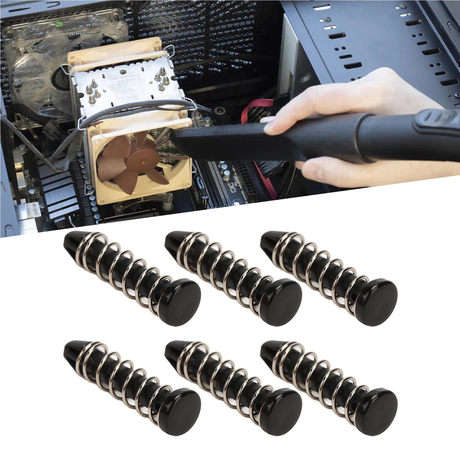 Heatsink Mount Pin Cooler Mounting Pin Heatsink Mount Pin 18.6mm Heat Sink Cooler Mounting Clip Plastic Fastener Set Kit Peaceful Pleasures Health and Wellness