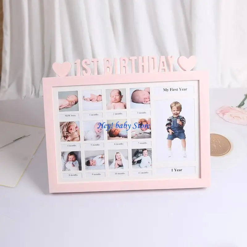 Baby First Year Photo Frame DIY 0–12 Month Milestone Gift
