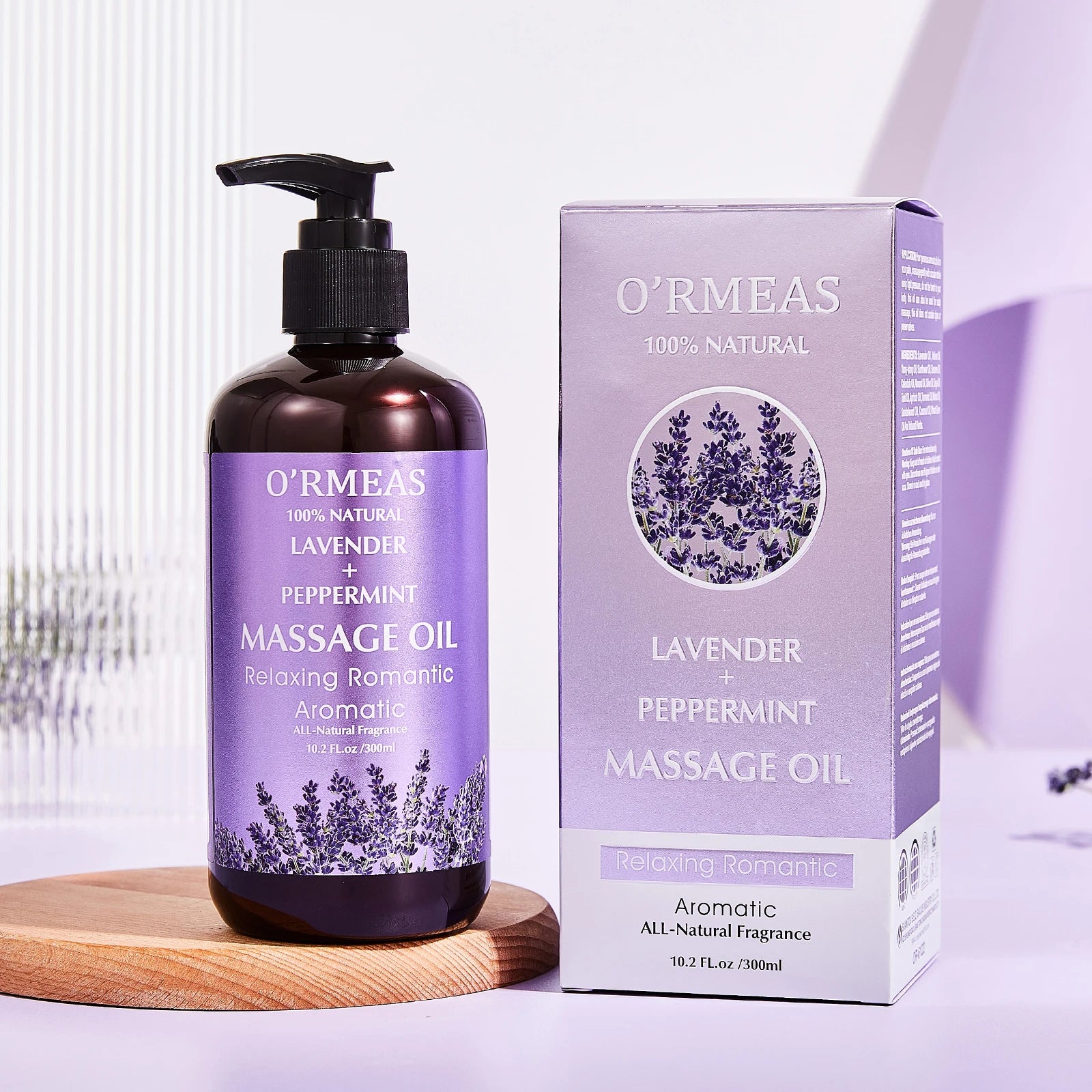 Lavender Peppermint Massage Body Oil for All Peaceful Pleasures Health and Wellness Or-6122