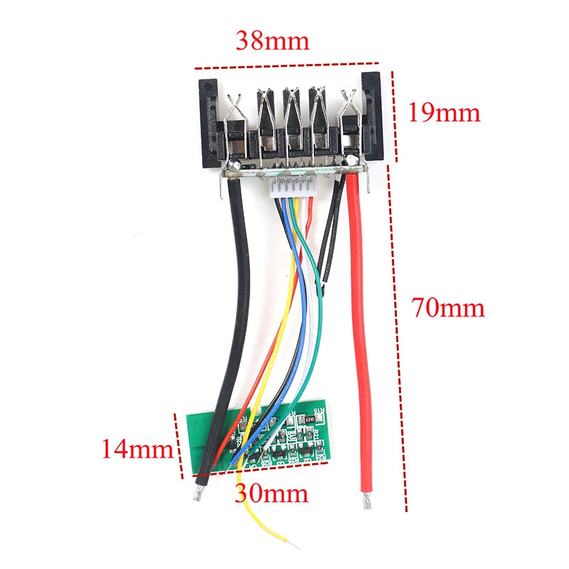 DCB200 Li-Ion PCB Charging Protection Board 18V 20V Repair Battery Protection Board Peaceful Pleasures Health and Wellness Onesize