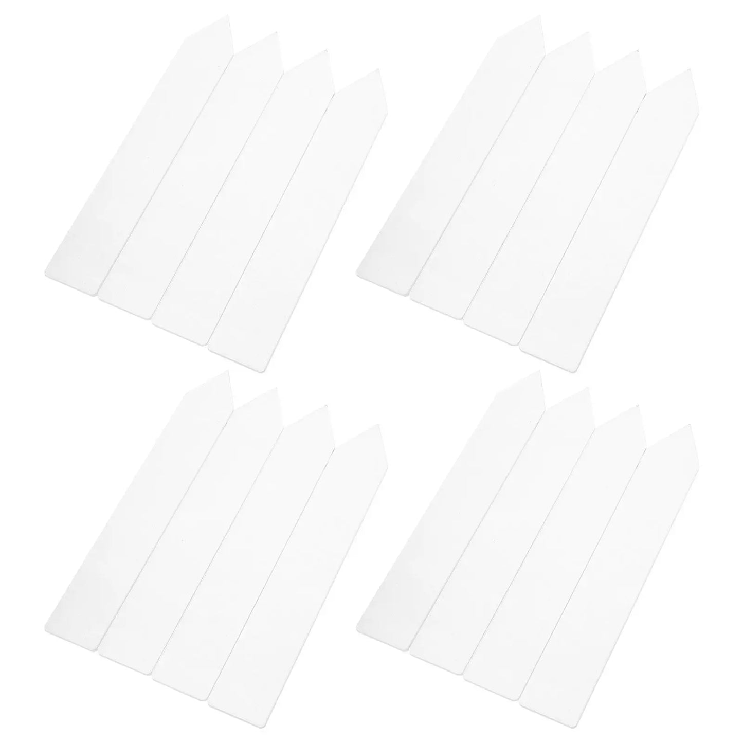 24Pcs Reusable Garden Plant Labels Acrylic Transparent Stakes for Nursery Flower Pots Herb Markers Vegetable Sign Stake Tags Peaceful Pleasures Health and Wellness