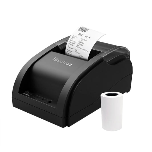 Arealer 58mm Wireless Thermal Receipt Printer USB Bluetooth Thermal Receipt Printer Peaceful Pleasures Health and Wellness