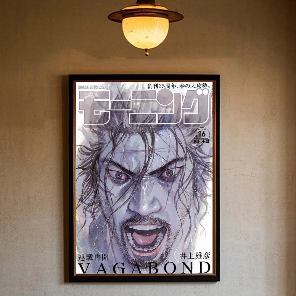 Vagabond Manga Poster – HD Waterproof Sticky Wall Art Decor
