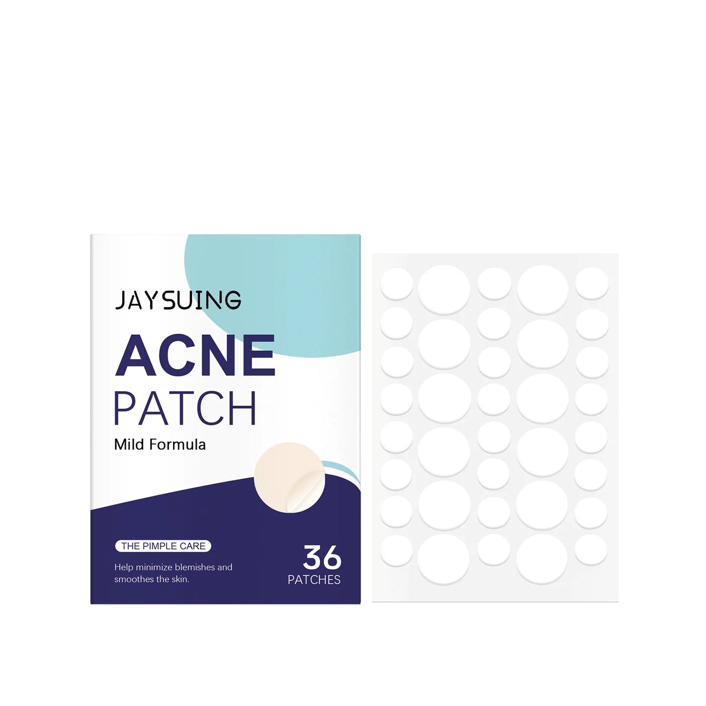 Jaysuing Pimple Patches for Blemish Control Peaceful Pleasures Health and Wellness 36pcs Boxed