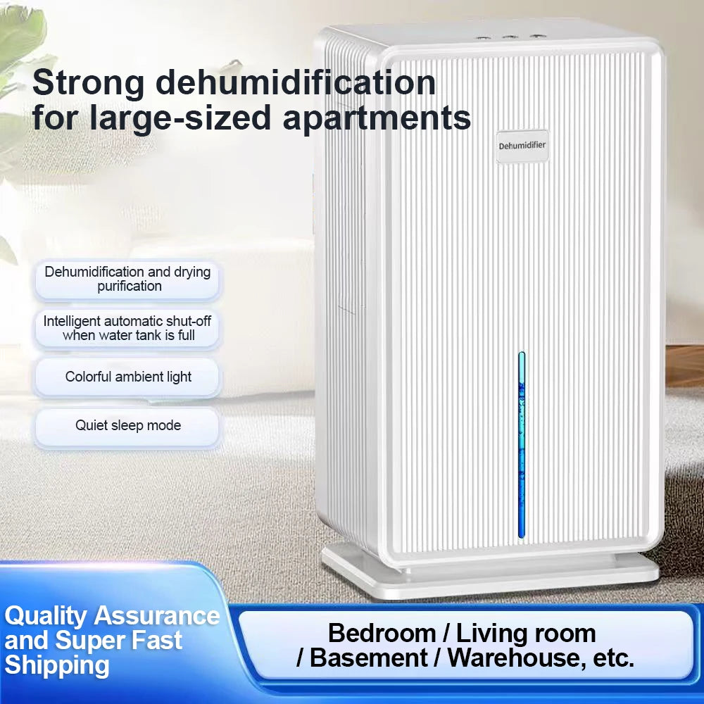 HOMEFISH Electric Air Dehumidifier Compressor For Bathroom Basement Air Dryer For Indoor Moisture Absorber Machine EU/US Peaceful Pleasures Health and Wellness
