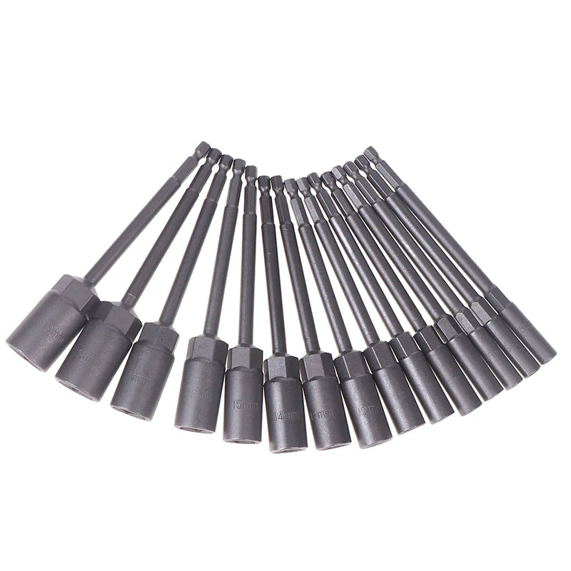 Hex Drill Socket Bit 5.5–19mm | 150mm Extension Bar