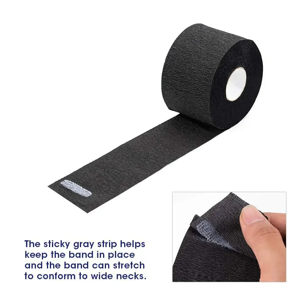 5/10 Rolls Disposable 1 Roll Hair Cutting Accessory Neck Paper Adjustable Barber Dedicated Salon Hairdressing White Neck Strips Peaceful Pleasures Health and Wellness