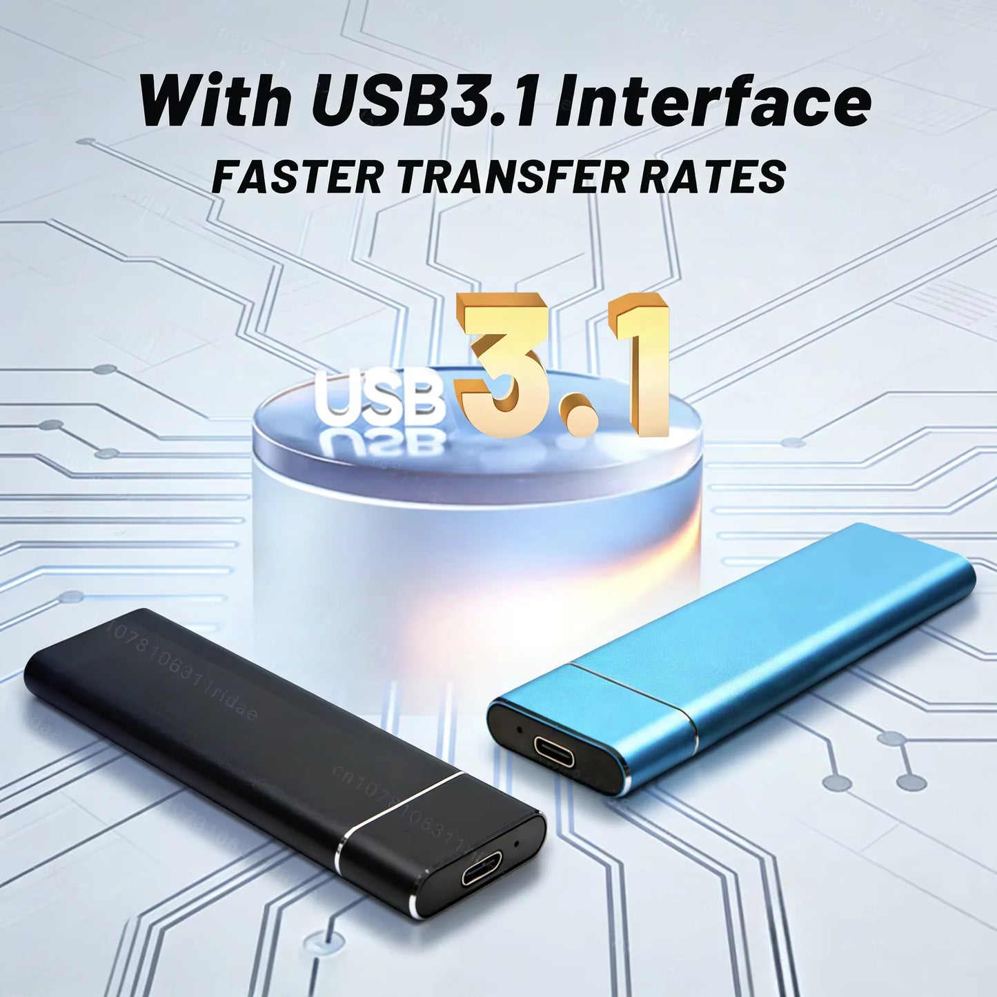 EOENKK Portable SSD 4TB–16TB | USB 3.1 External Hard Drive
