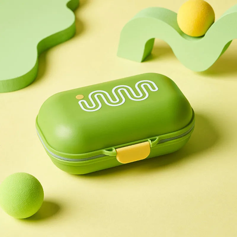 Portable Bathroom Soap Dish With Lid Home Plastic Soap Box Keeps Soap Dry Soap Dish Travel Essentials Peaceful Pleasures Health and Wellness Green One Size