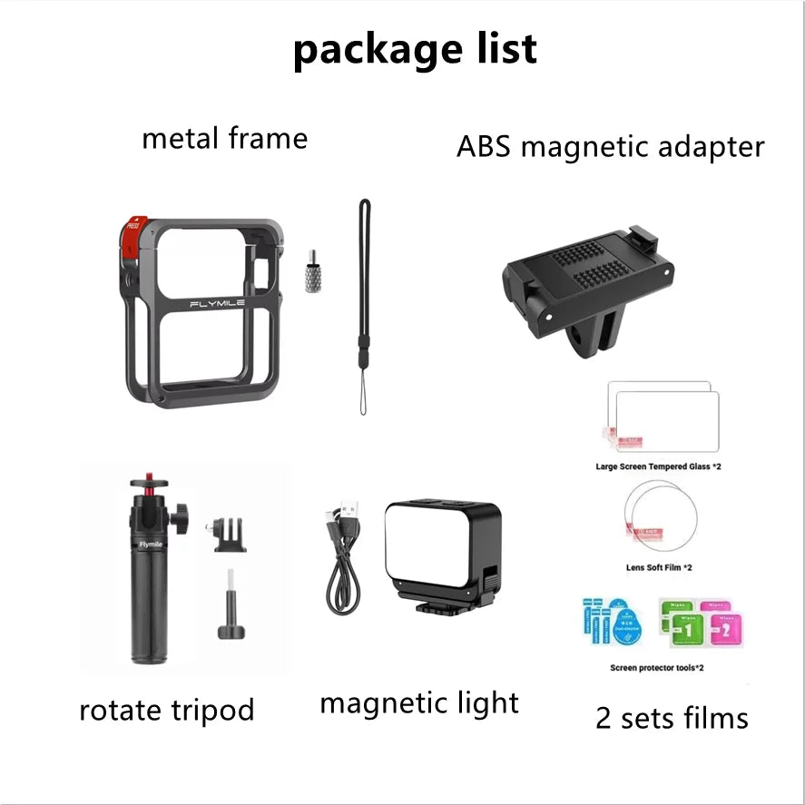 DJI Osmo Nano Aluminum Cage | Cold Shoe & Quick Release