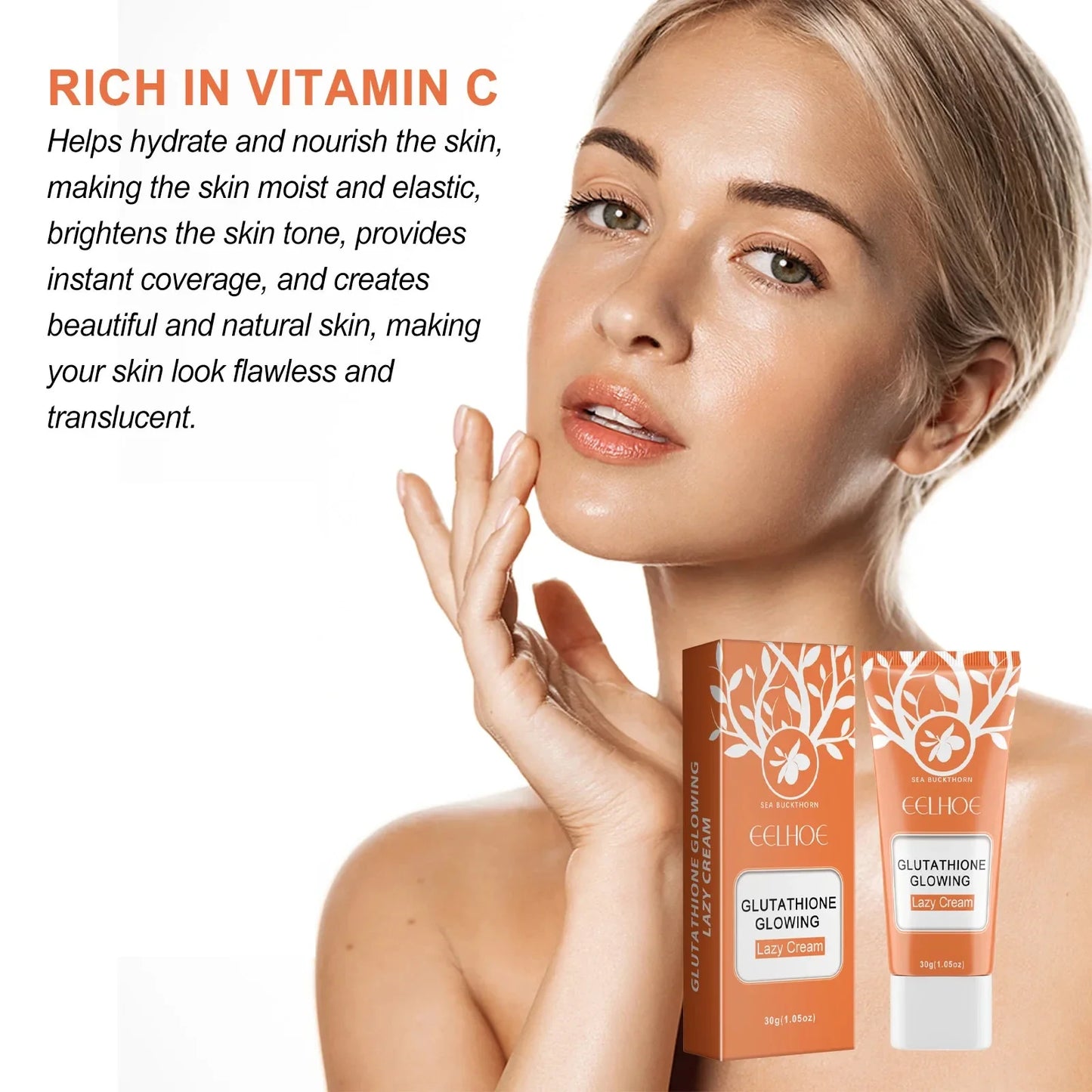 EELHOE Whitening Face Foundation Cream – Full Coverage Concealer
