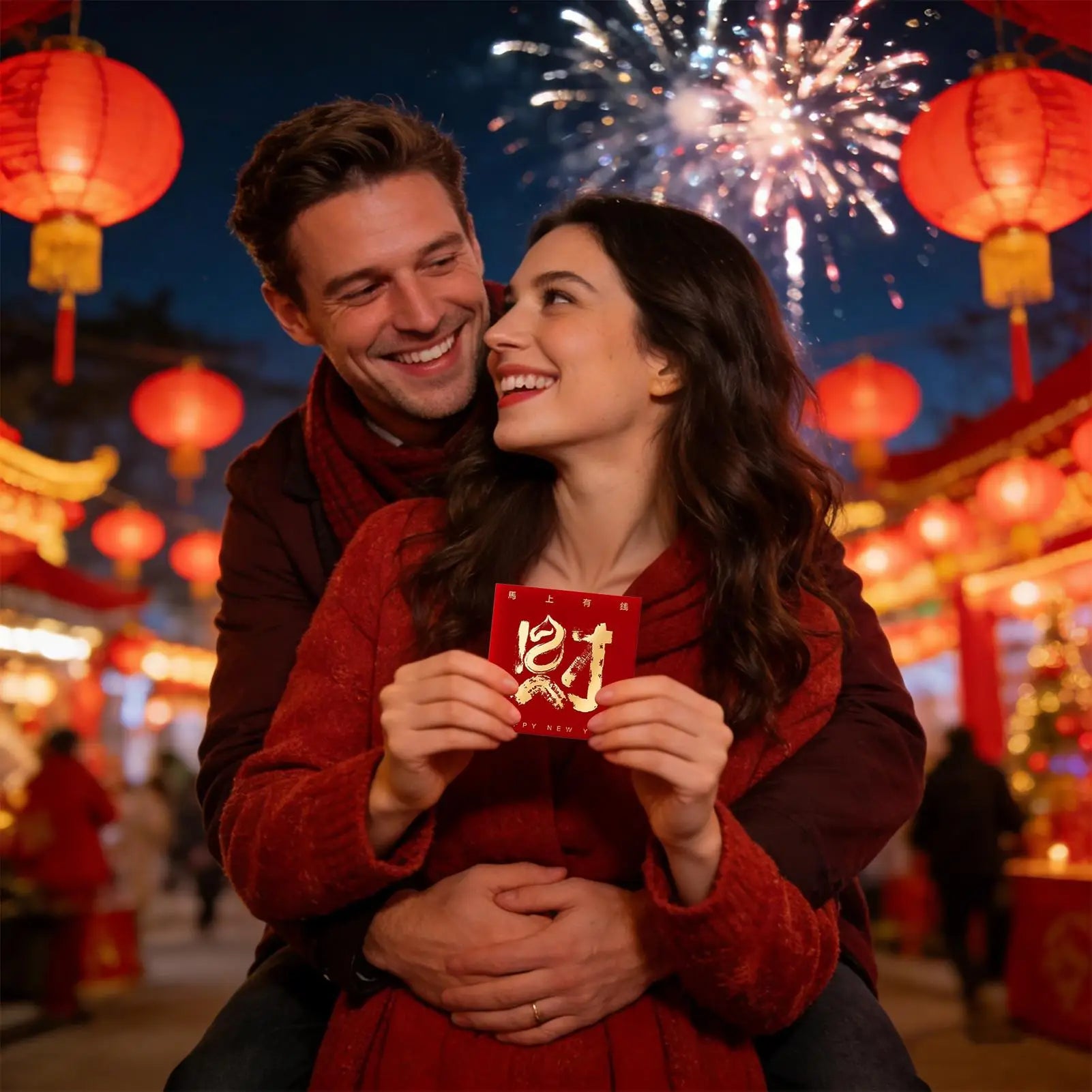 Chinese Red Envelopes Horse Year Gold – Lunar New Year 2026 Festive Gift Envelope Peaceful Pleasures Health and Wellness