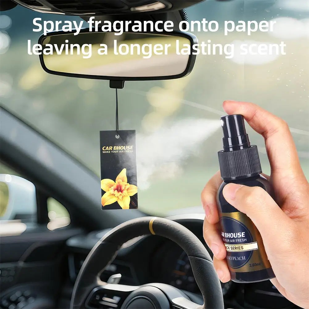 Air Freshener Hand Spray Perfume Car & Home Use Spray With Long-Lasting Fragrance Durable Car Diffuser Peaceful Pleasures Health and Wellness