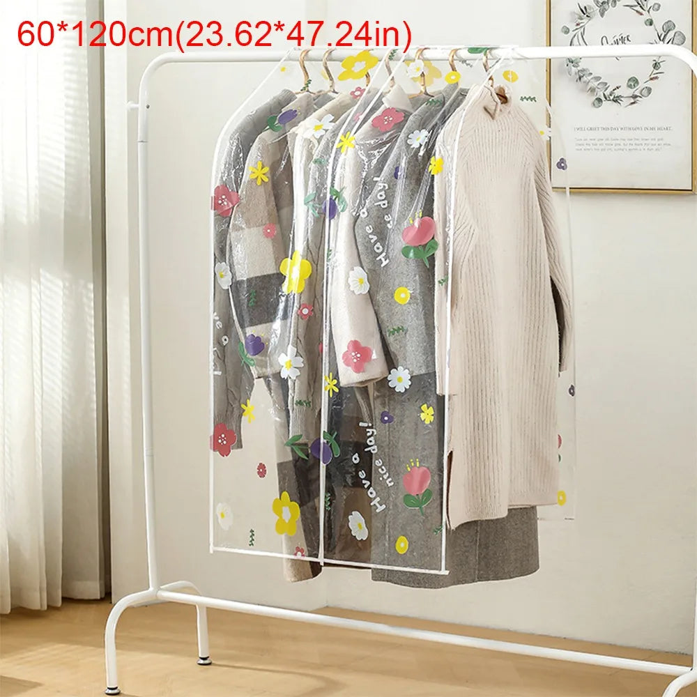 Waterproof Clothes Dust Cover | Hanging Closet Organizer Bags