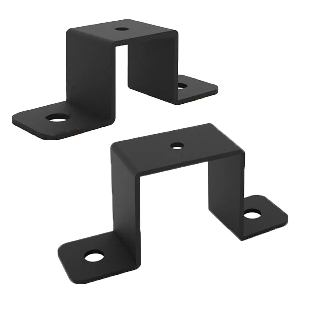 2 Square Pipe Clamp Corrosion-resistant Bracket Pipes Railings U