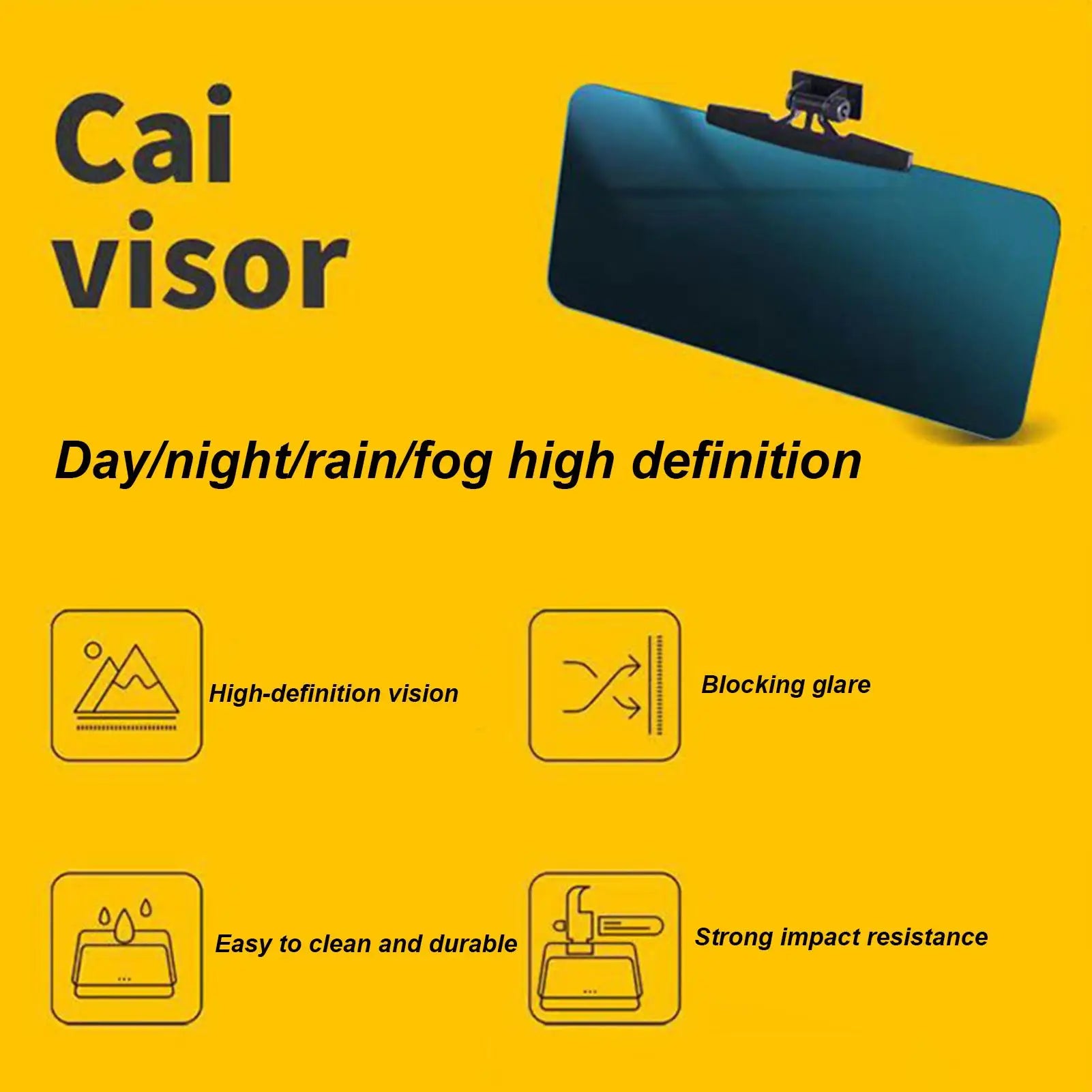 Car Visor Extender 180 degree Rotation Polarized Sun Blocker Anti-Glare UV Shield Blocks Side Sunlight Fits Cars SUV Trucks Peaceful Pleasures Health and Wellness