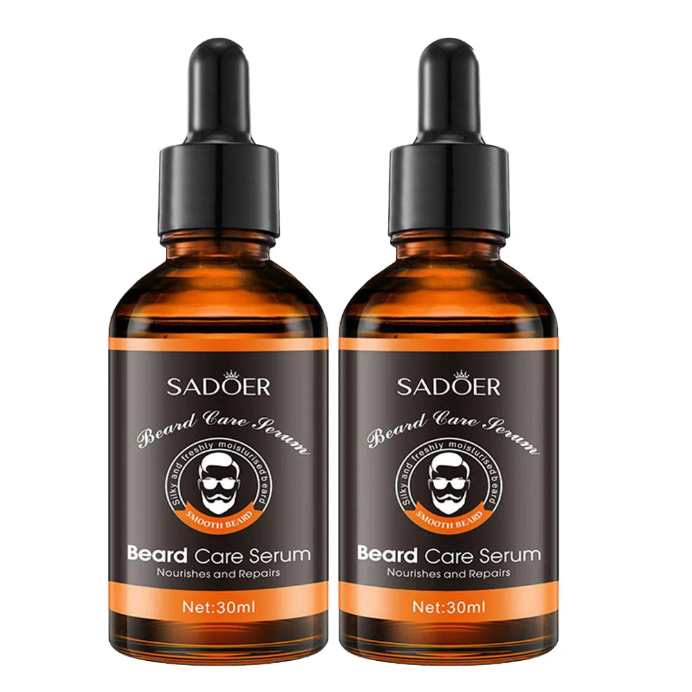 2pcs Beard Care Oil For Men Natural Organic Beard Care Fast Shine Soften Beard Strengthens Mustaches Smooth Nourishing Beard Oil Peaceful Pleasures Health and Wellness