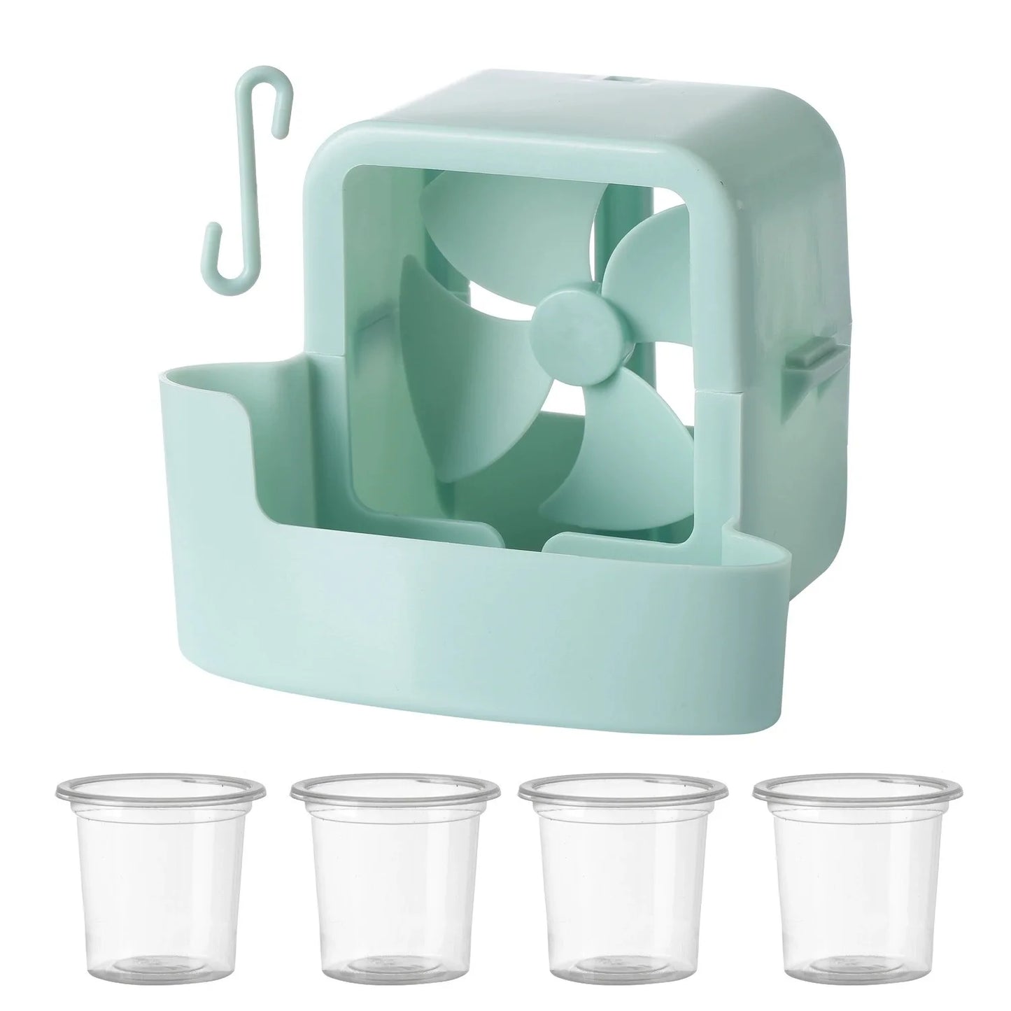 Hanging Ice Cooling Device for Stand Fan – No-Drill Mist