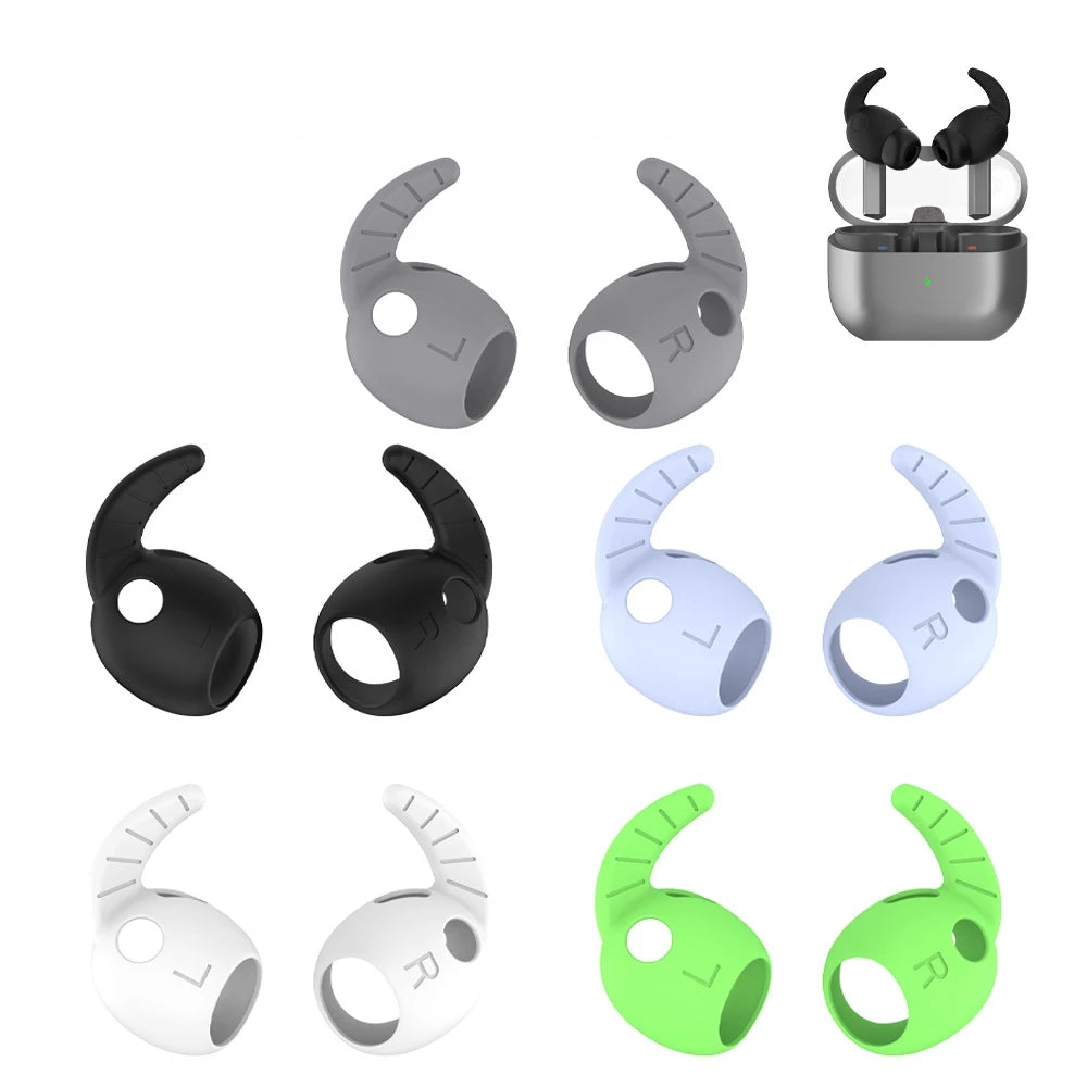 5 Pairs Of Silicone Ear Plugs Suitable For SAMSUNG Galaxy Buds 3 Pro Bluetooth Headset Earbuds Silicone Anti-Slip Peaceful Pleasures Health and Wellness