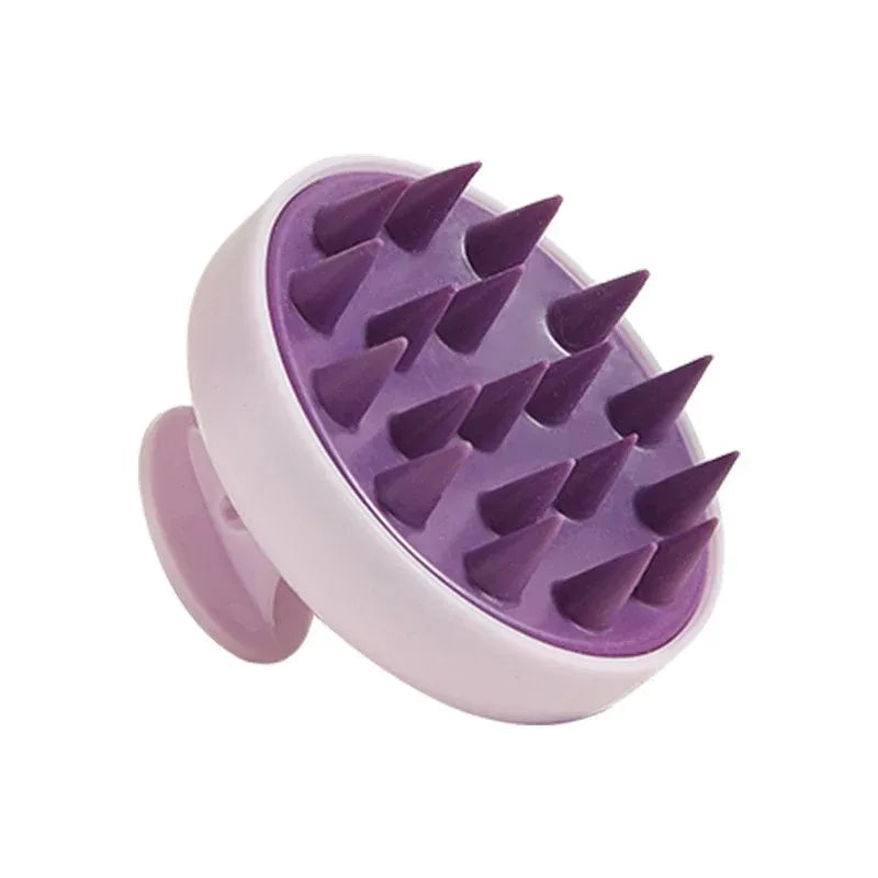 Silicone Scalp Massage Shampoo Brush – Hair & Body Scrubber