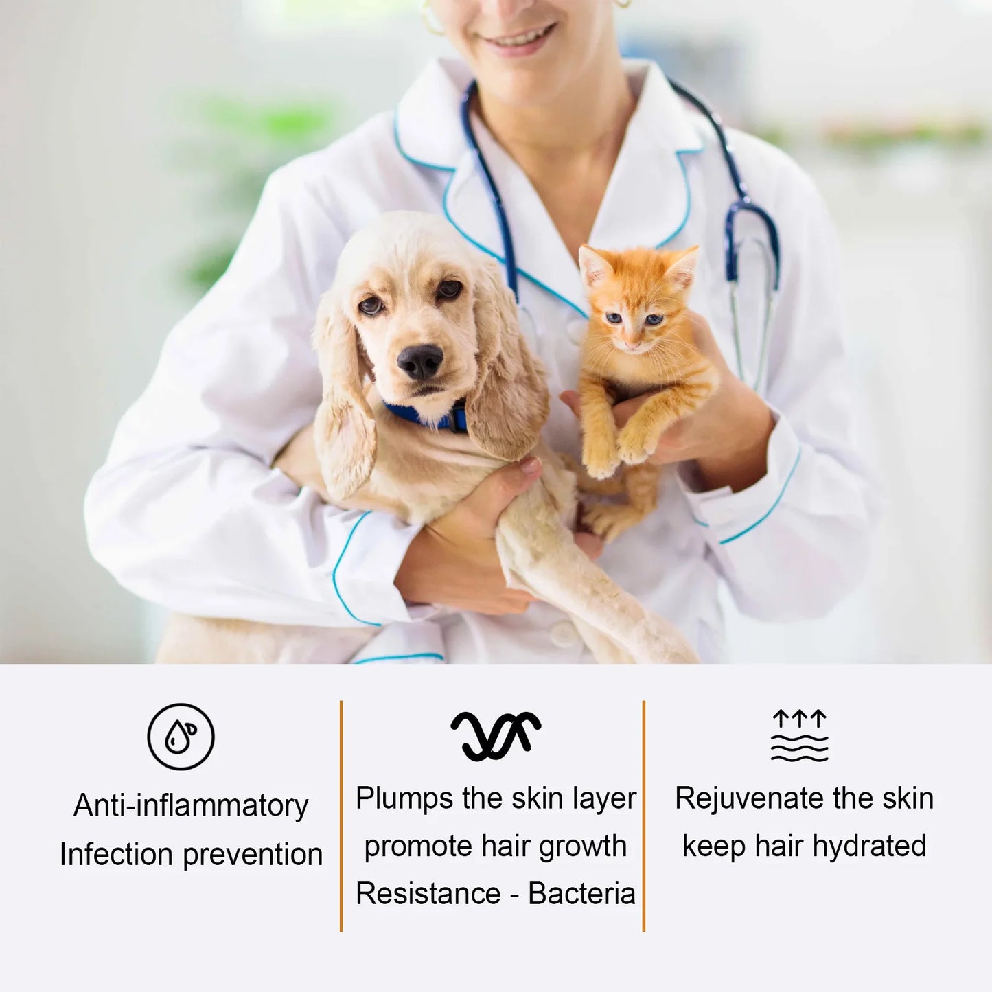Yegbong Pet Hair Care Essence | Soothe Itching & Add Shine