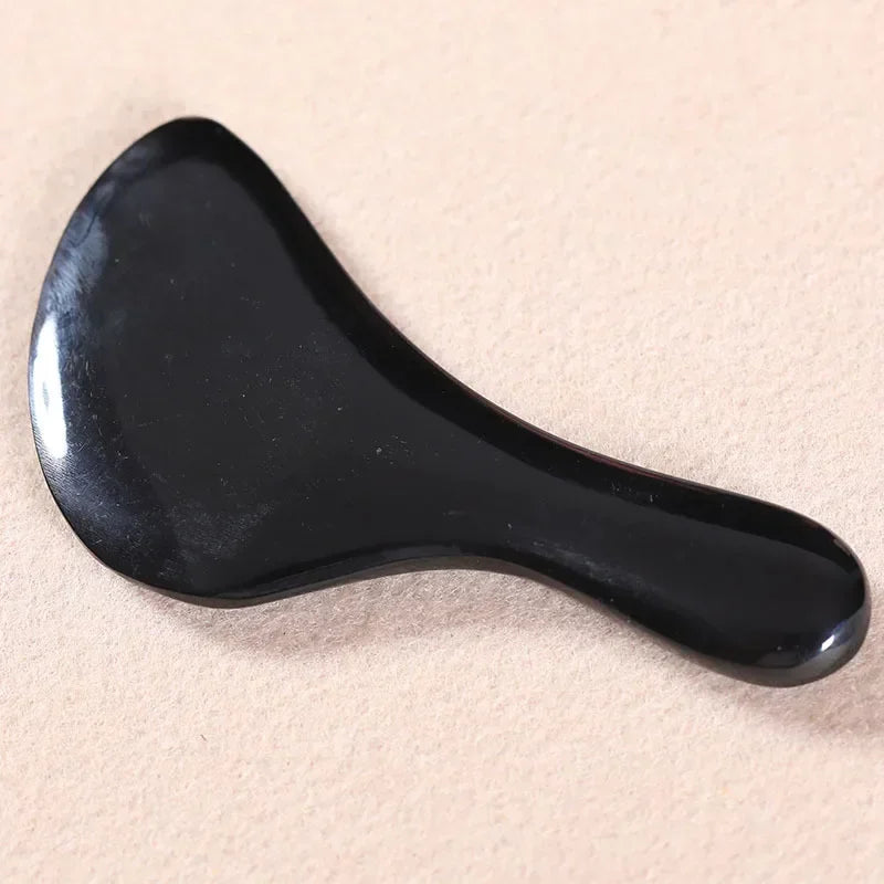 Natural Bian Stone Gua Sha Tool – Facial & Neck Massage