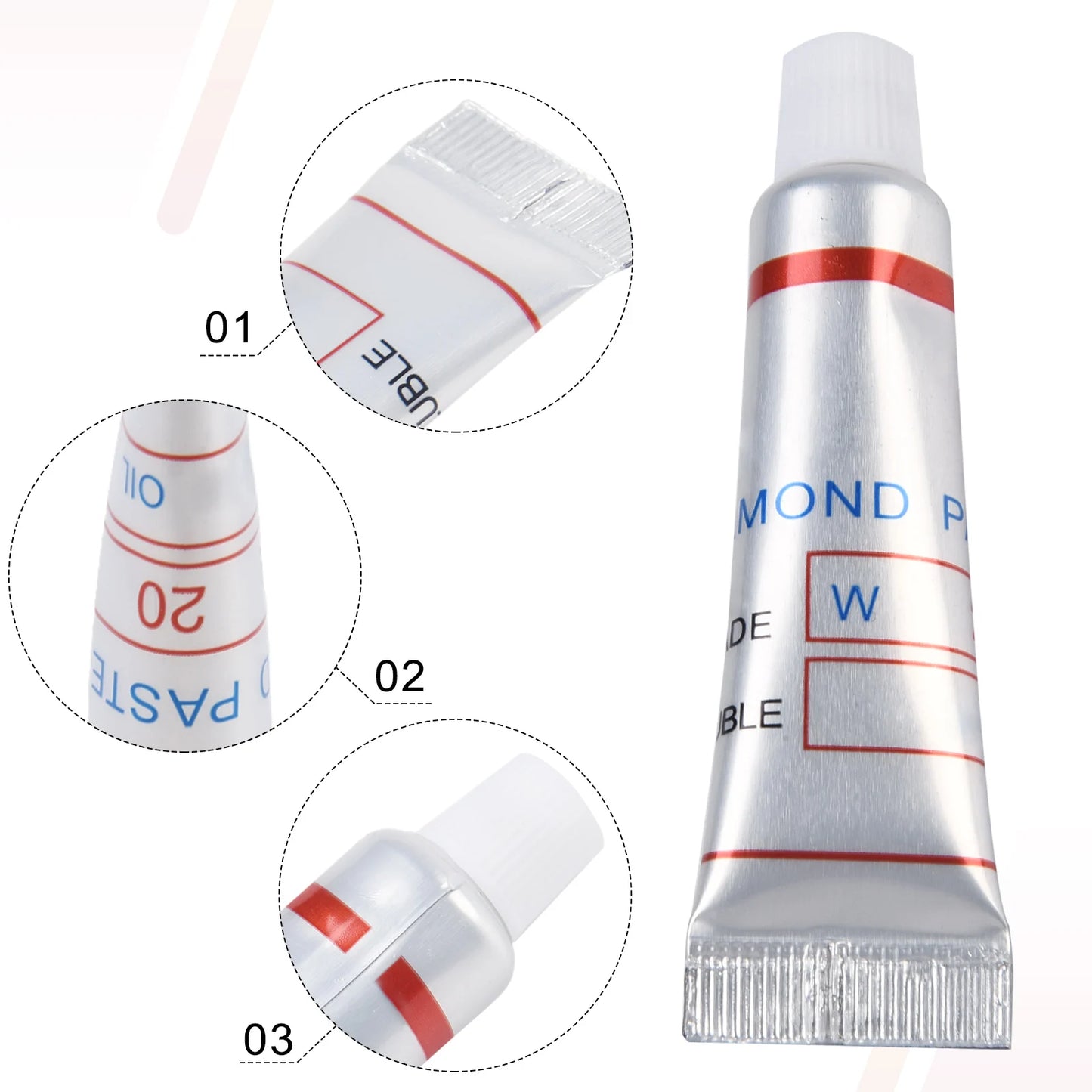 Abrasive Paste 320-10000 Grit Glass Metal Grinding Lapping Oily