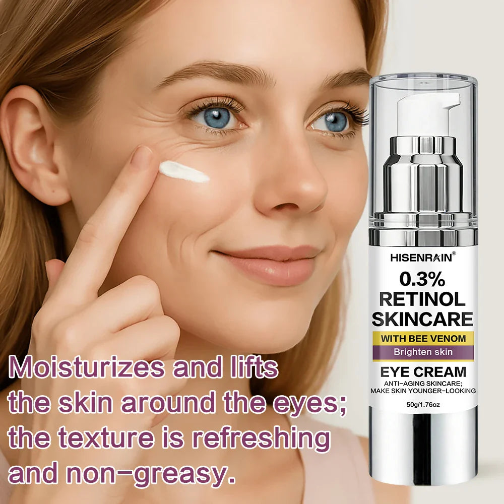 HISENRAIN Retinol Eye Cream – Brightening & Anti-Aging 50g