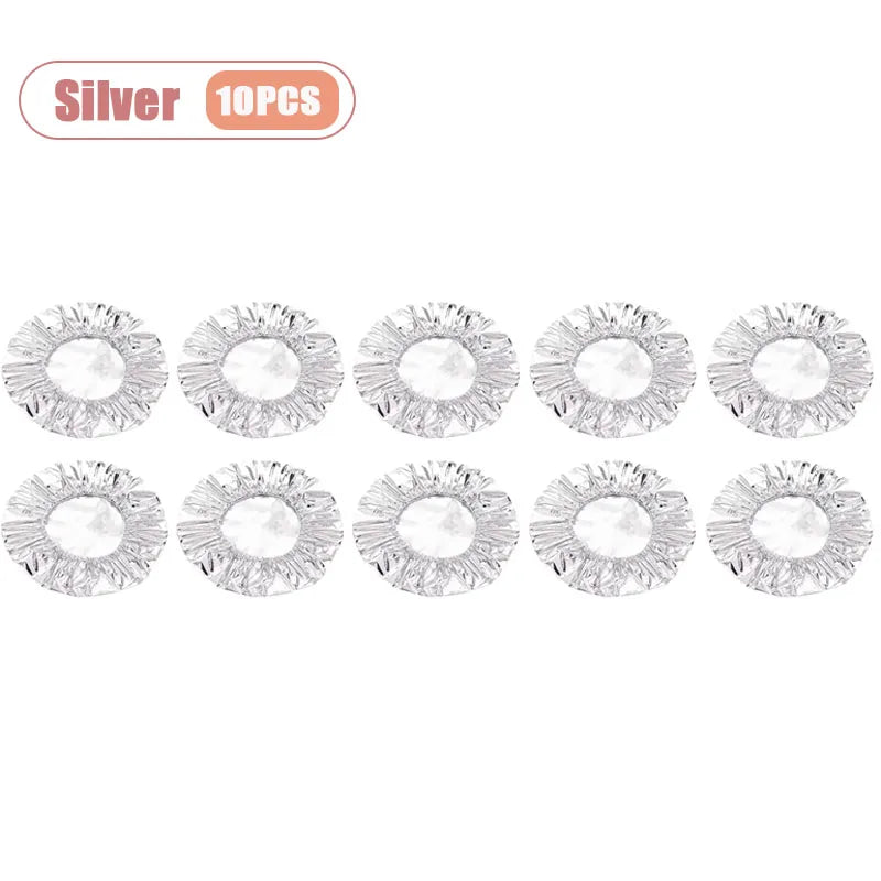 Reusable Aluminum Foil Food Covers – Stretch Lids for Plates & Bowls