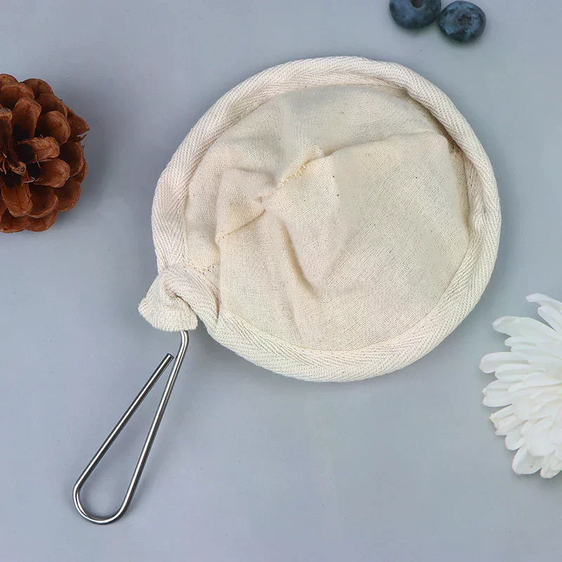 Reusable Coffee Cloth Strainer & Tea Filter Mesh Basket