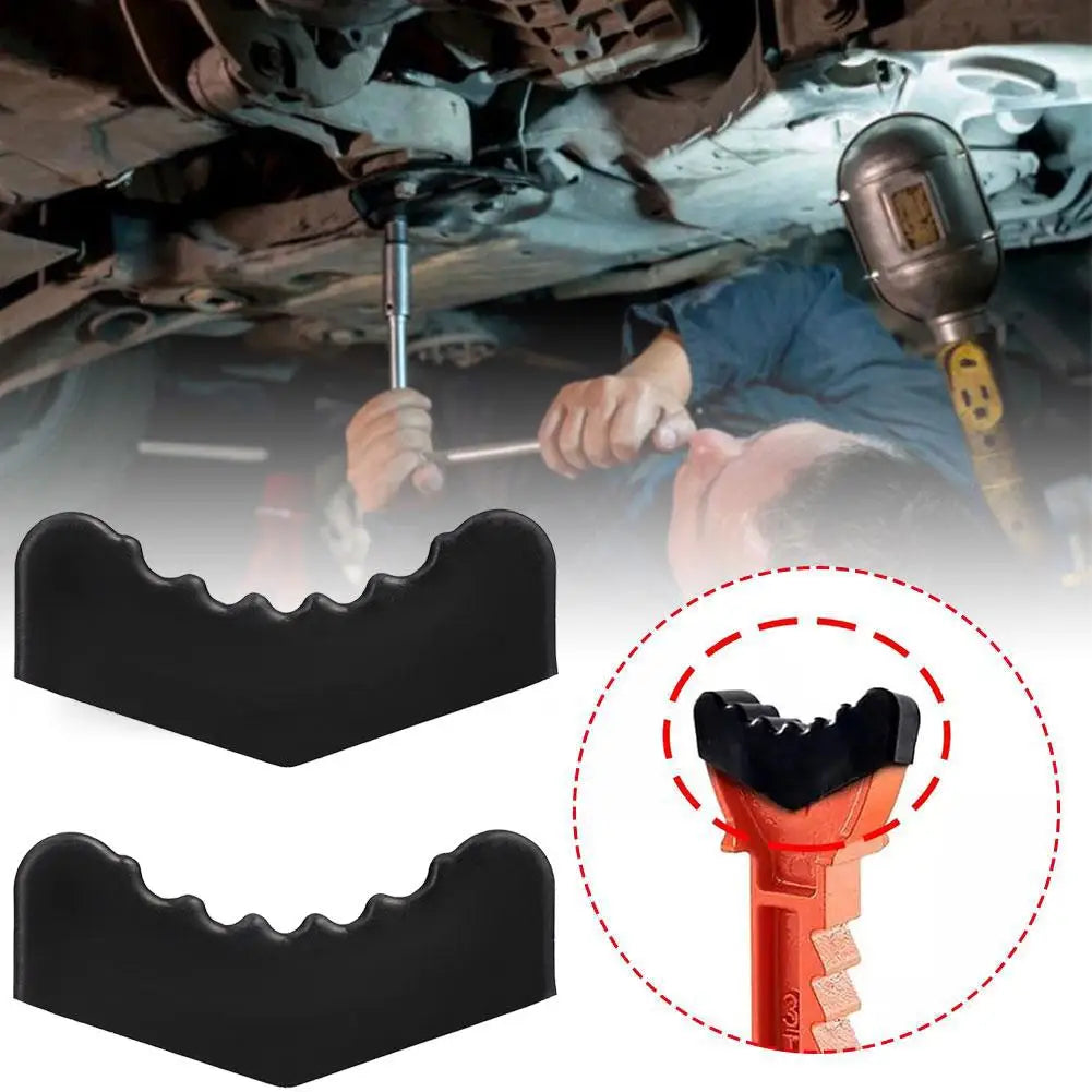 Rubber Jack Anti-Slip Shaft Cap Pad - Lifting Bracket Adapter Frame Guide Rail Protector Vehicle Maintenance Lifting Support Pad Peaceful Pleasures Health and Wellness