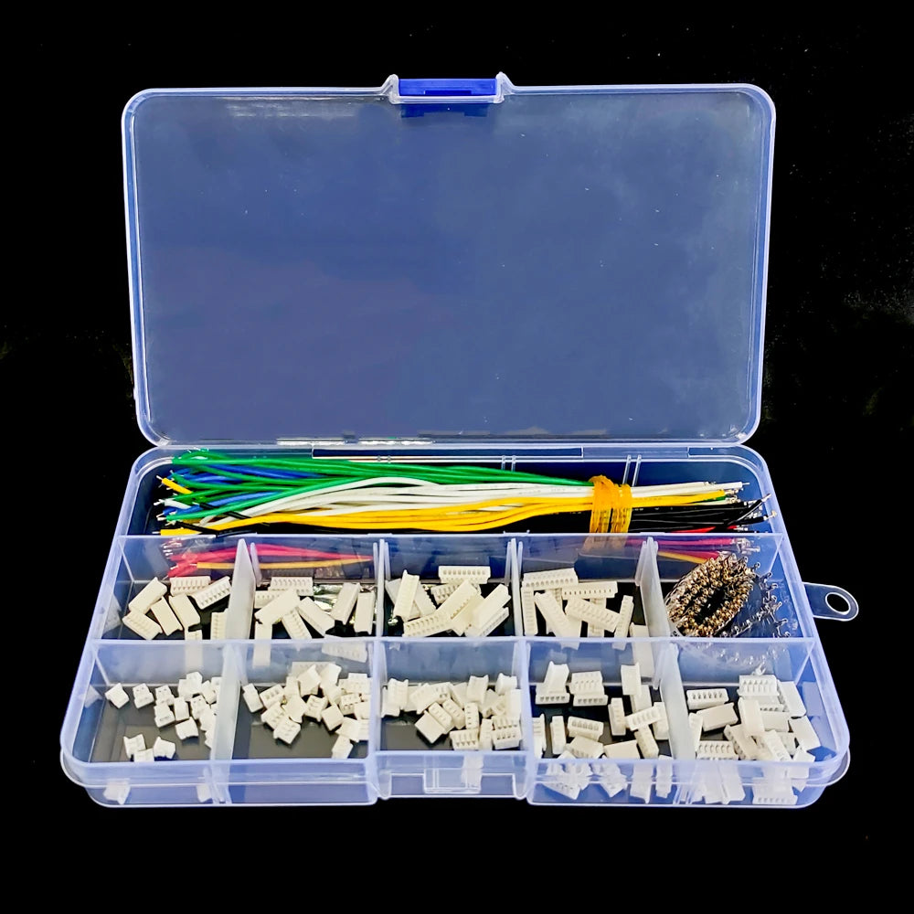 JST 1.25mm Connector with 28AWG Single-ended Pre-Crimped Soft silicone Cables Kit Male Female 2/3/4/5/6/7/8/9/10 Pin for Diy Peaceful Pleasures Health and Wellness