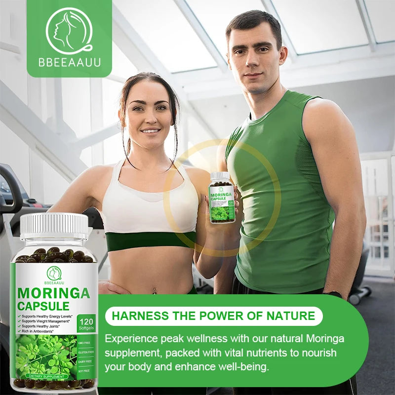 Moringa Capsules – Green Superfood & Antioxidant Support Peaceful Pleasures Health and Wellness